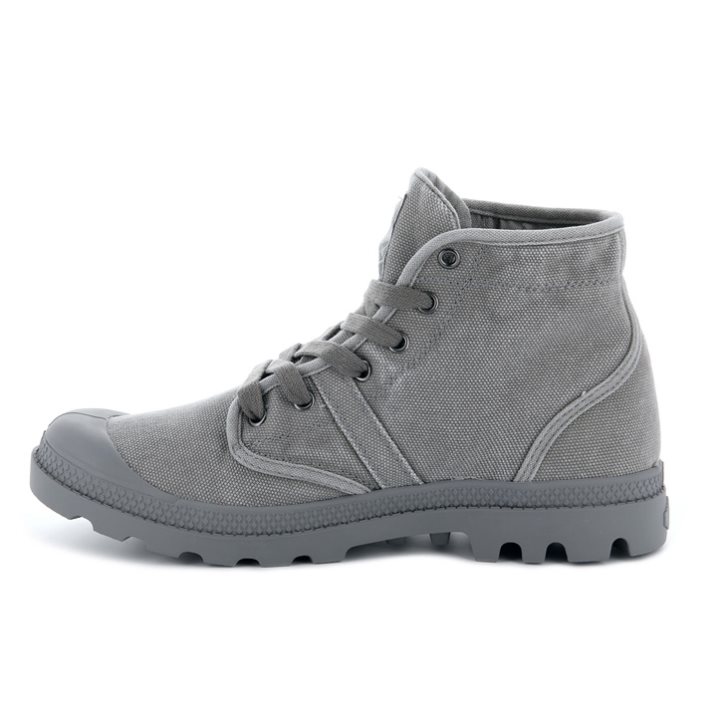 Palladium Pallabrousse Men's Boots Grey | UK G703-DNS